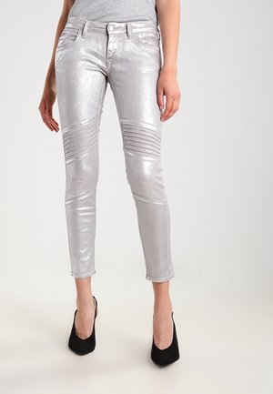 Slim fit jeans - silver-coloured