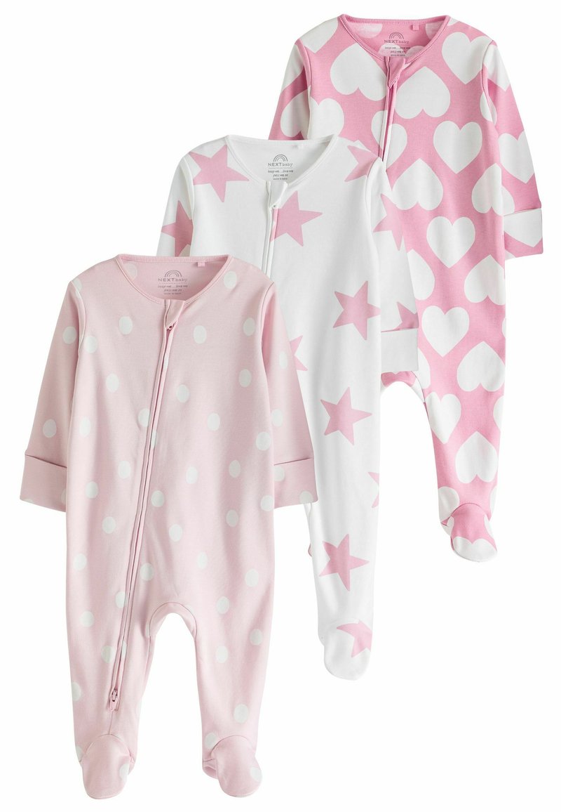 Next - 3 PACK   REGULAR FIT - Tutina - pink white, Ingrandire