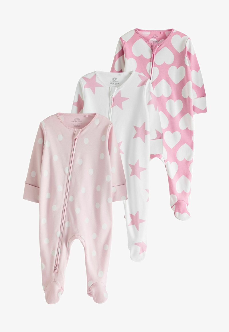 Next 3 PACK REGULAR FIT - Pijama de bebé - pink white