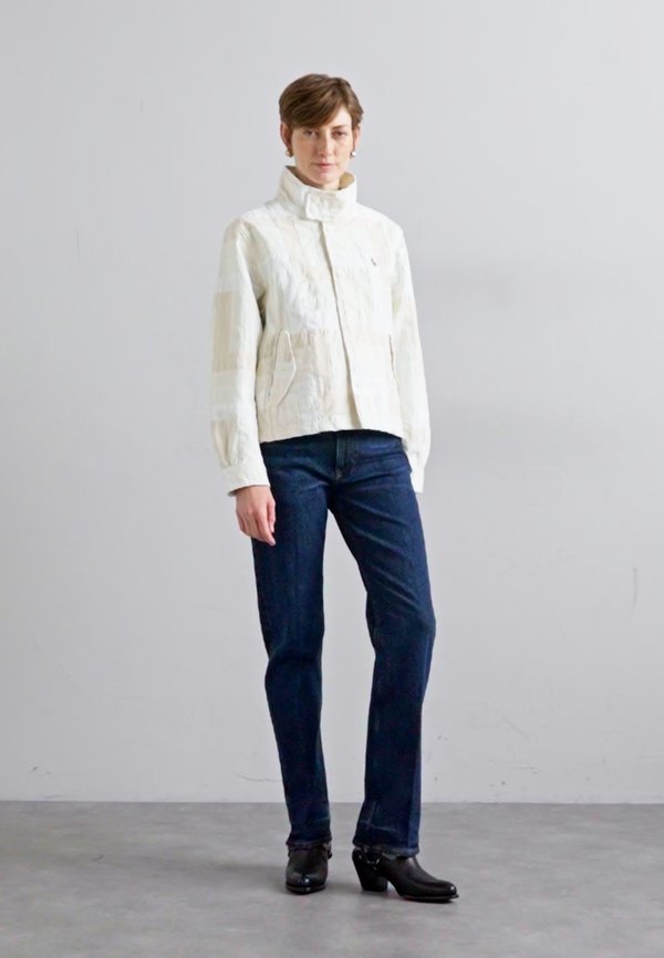 Patchwork Mockneck Jacket - Summer jacket - cream4