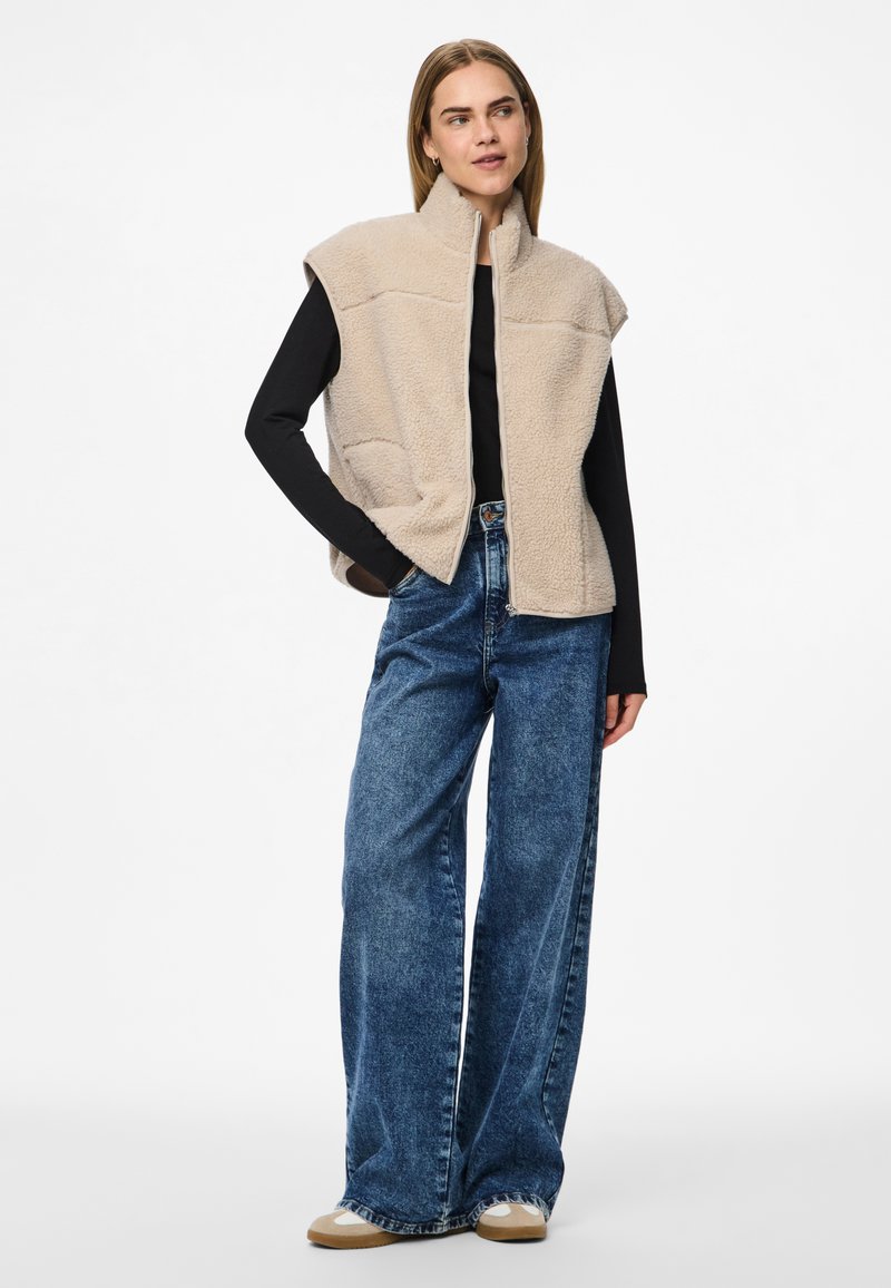 Teddy Veste Polaire Pour Femme Sans Capuche - Veste En Peluche - Manteau En Polaire - Manches Longues - Manteau En Peluche - Mode - Veste D'hiver Chaude - Veste D'hiver En