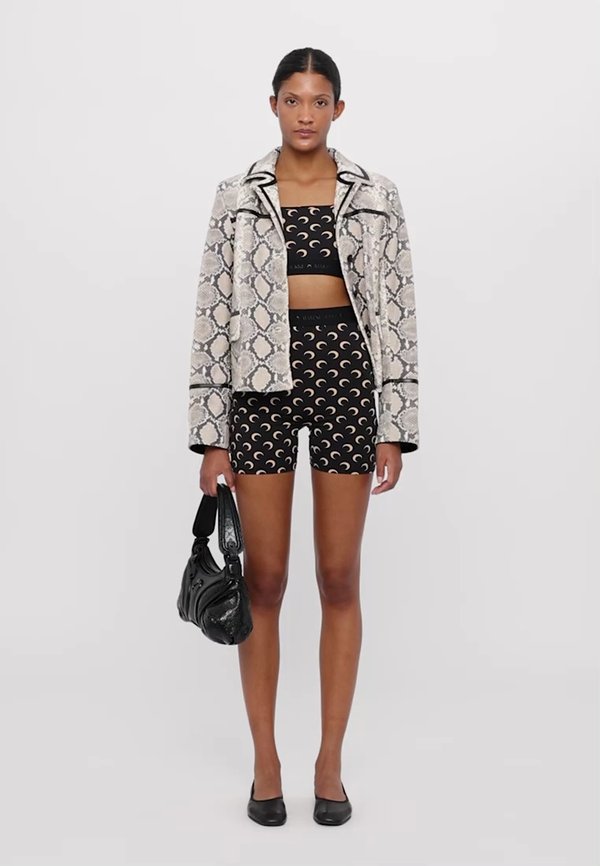 MOON PRINTED SPORT BRA - Top - inverse tan2