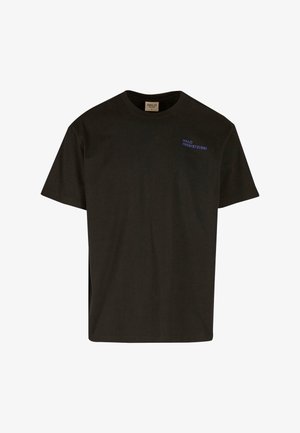 Nyomott mintás póló - black