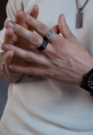 Lucardi Ring - silver-coloured