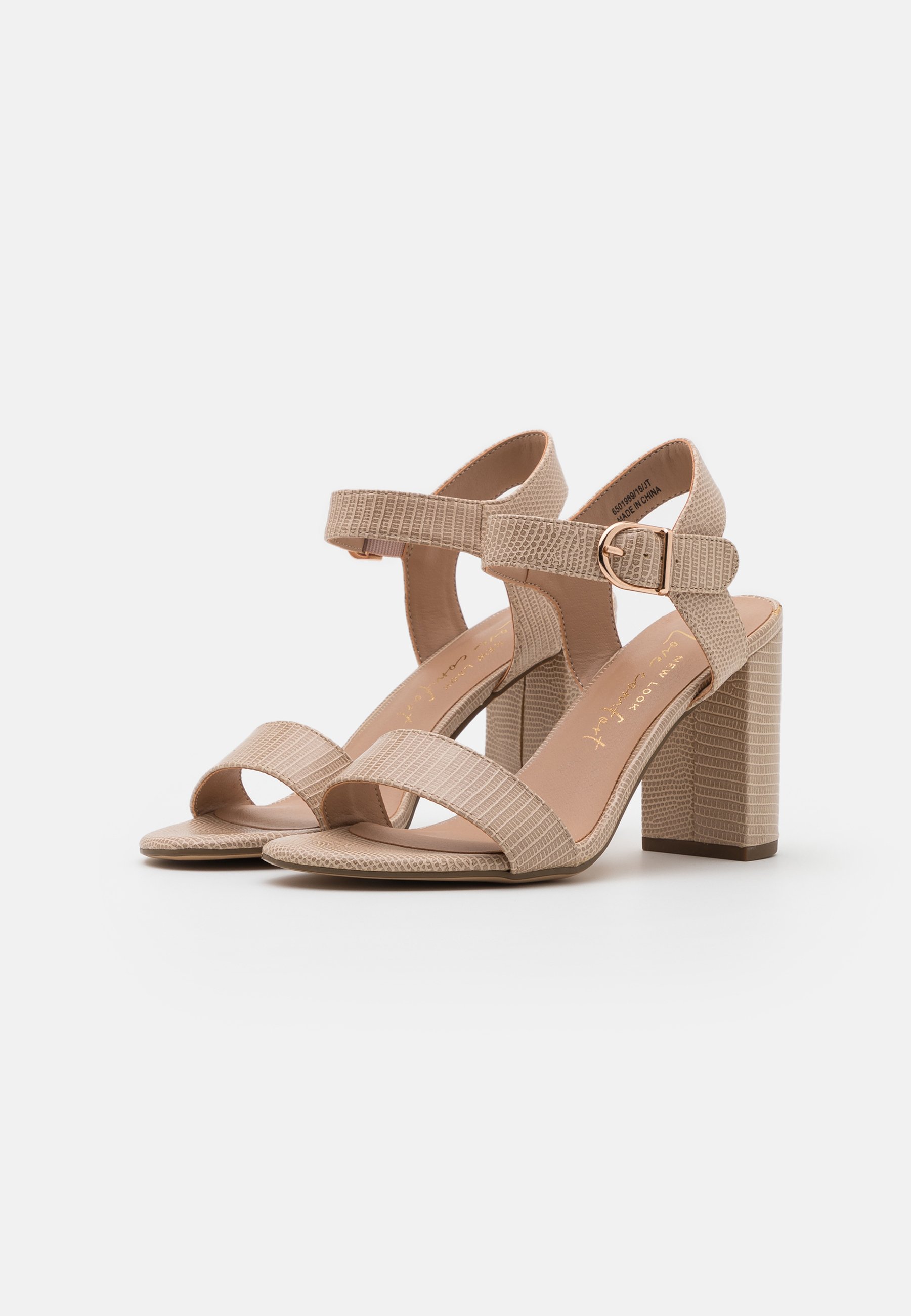 New Look High heeled sandals - stone 