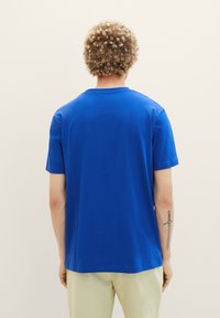 TOM TAILOR DENIM Tričko s potlačou - shiny royal blue
