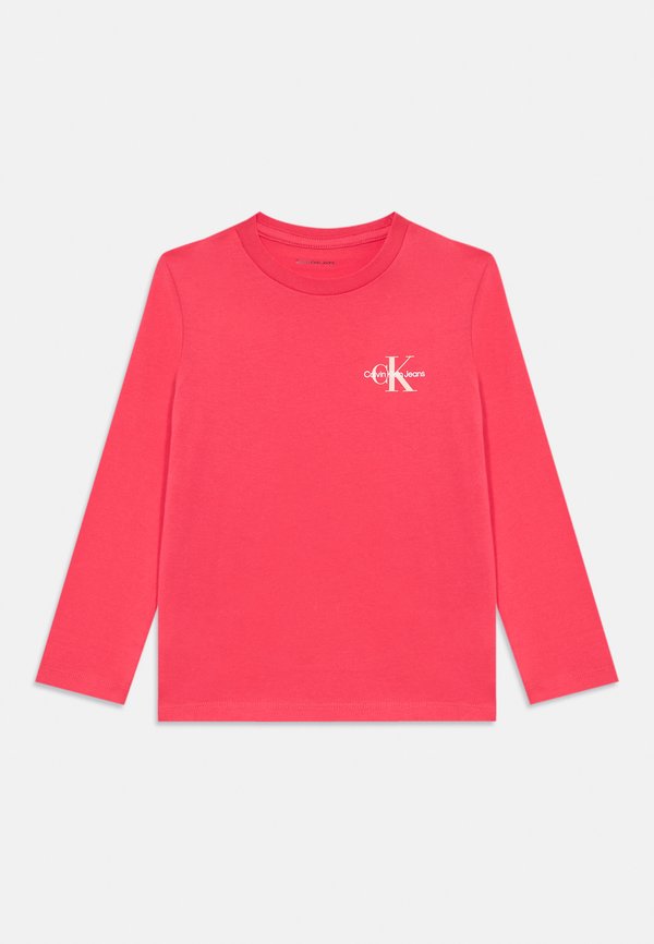 CHEST MONOLOGO UNISEX - Long sleeved top - teaberry