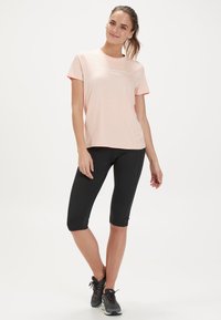 Endurance WANGE MELANGE - Sport T-Shirt - dusty peach
