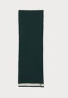 Sjal - vert/blanc