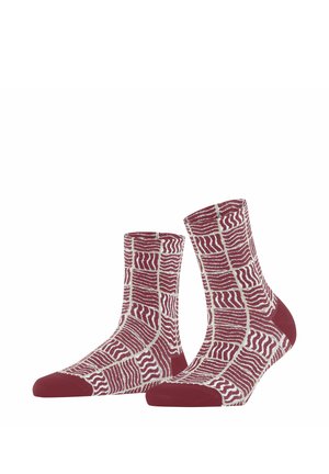 COAST TILE - Chaussettes - ruby