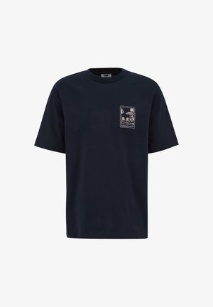 WE Fashion, Trükipildiga T-särk - dark blue