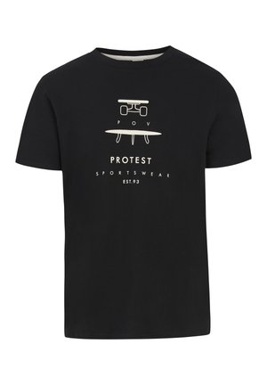Protest, TANDROS - T-Shirt print - true black