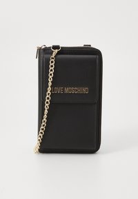 Love Moschino SIGNATURE - Phone pouch - nero