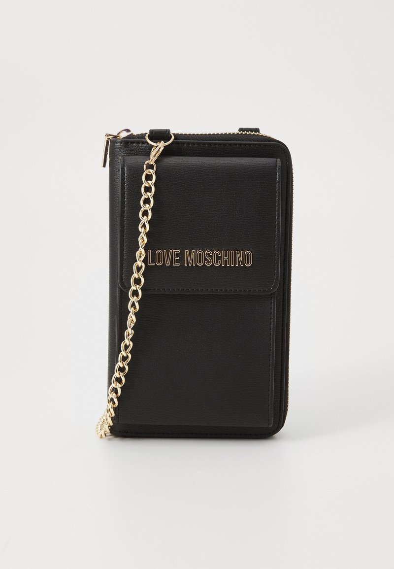 Love Moschino SIGNATURE - Phone pouch - nero