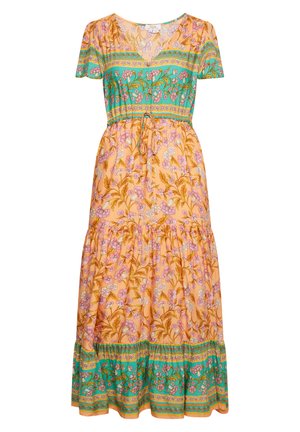 usha, SOMMER MIT BLUMENPRINT CARNEA - Rochie de zi - pfirsich mehrfarbig