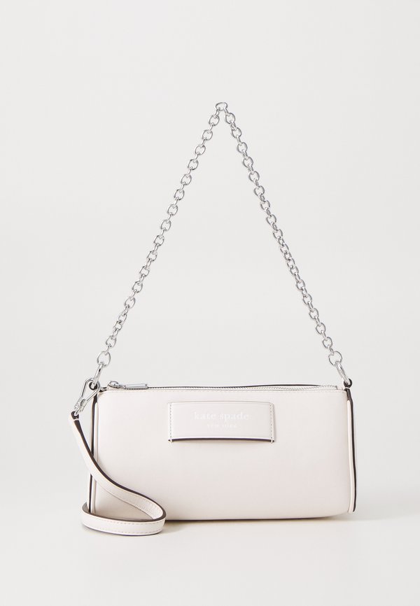 LABEL SMOOTH POCHETTE - Handbag - parchment4