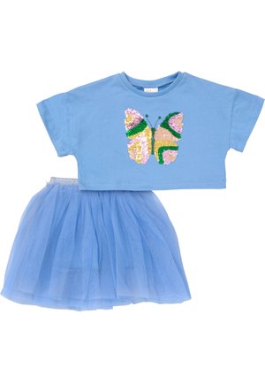 SCHMETTERLING SET - Jupe trapèze - hellblau c