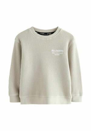 UNDERGROUND YOUNGER CREW WAFFLE  - Sweatshirt - stone