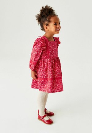 PRINTED - Jurk - red