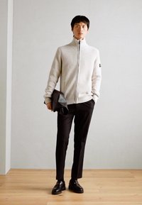 Ecoalf MAN - Cardigan - washed stone melange