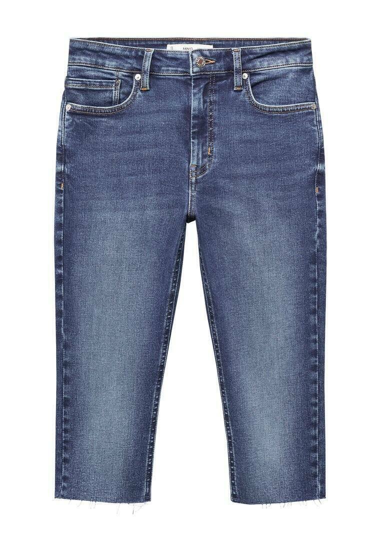 Mango Jeansshort donkerblauw