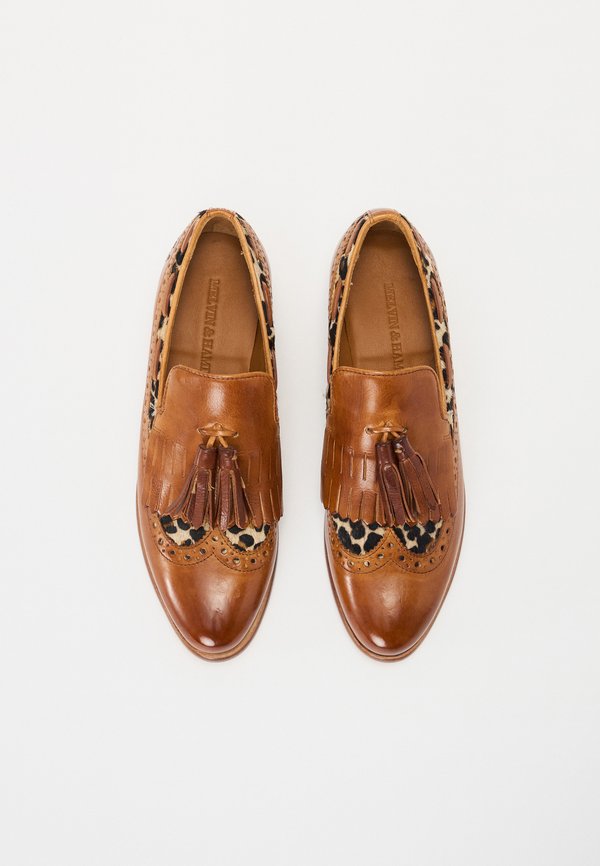 SELINA - Slip-ons - cognac3