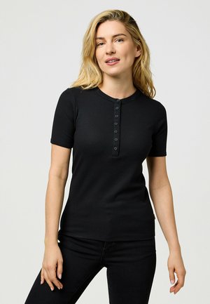 Wrangler SHORT SLEEVE SLIM FIT - T-shirts basic - black