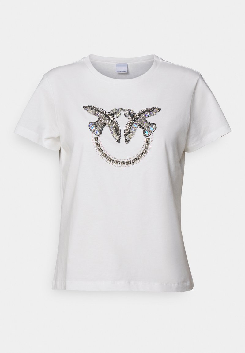 PINKO White Cotton T-Shirt main image 1