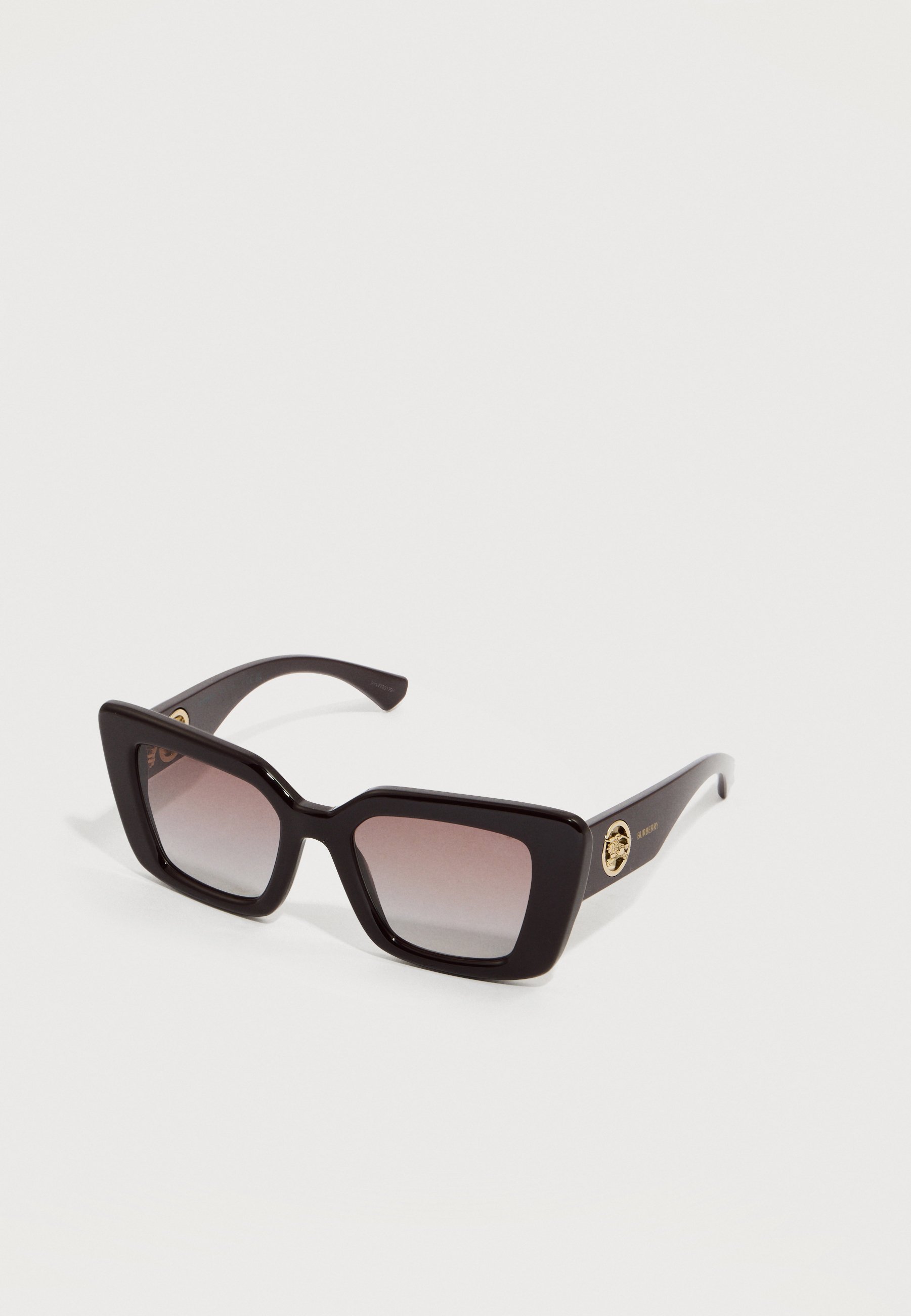 Burberry Black Gradient Gold Emblem Sunglasses Amazon.com: Burberry BE 4291 3001/G Black Plastic Rectangle  main image 4