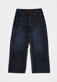 UNION JACK APPLIQUE INDIGO COLOSSUS UNISEX - Φαρδύ τζιν - denim