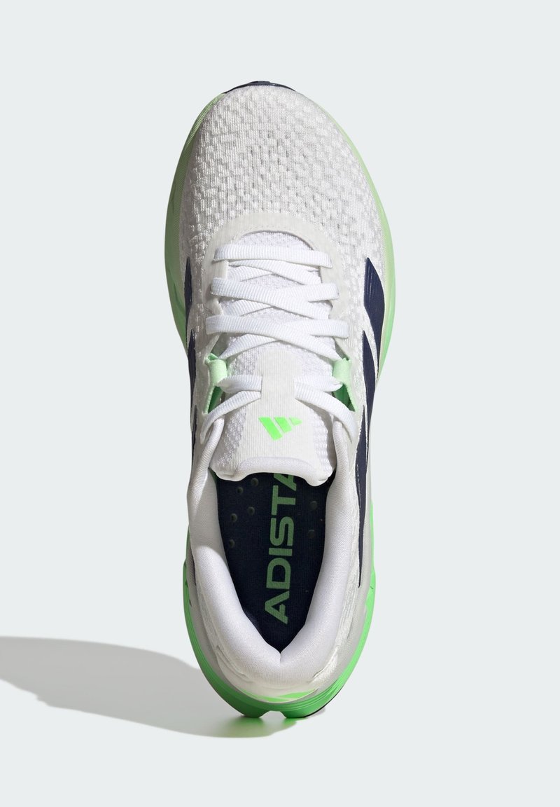 adidas Performance ADISTAR 4 - Road running shoes - cloud white tech indigo  lime burst/off-white - Zalando.ie