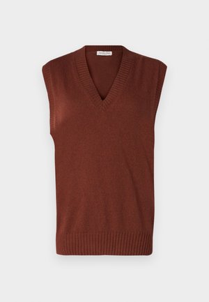 Johnstons of Elgin GAUZY - Waistcoat - russet