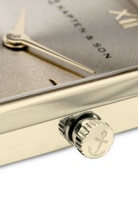 Kapten & Son GRACE MESH - Uhr - light gold coloured cream