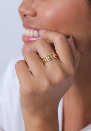 5 PACK BASIC - Ring - gold-coloured