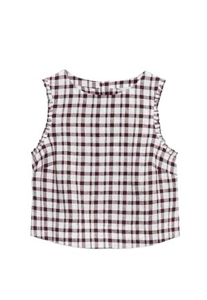 Marks & Spencer, GINGHAM - Blouse - brown mix