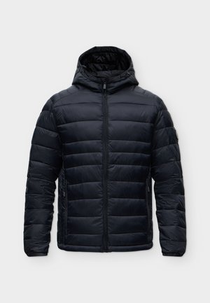 Jack & Jones, JJEKINGSLEY LIGHT PUFFER HOOD NOOS - Χειμωνιάτικο μπουφάν - black