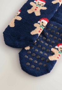 Next Zeķes - navy blue gingerbread