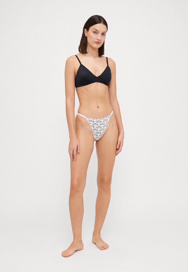 Moschino Underwear PERIZOMA 3 PACK - String - white fantasy