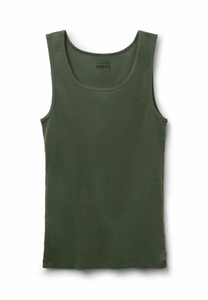 IUMAN Intimissimi, RIBBED - Unterhemd/-shirt - green