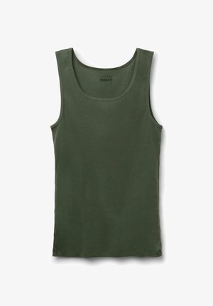 IUMAN Intimissimi, RIBBED - Unterhemd/-shirt - green