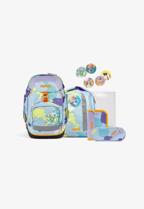 LUMI-EDITION PACK-SET 6-TEILIG – Schulranzen Set – hellblau