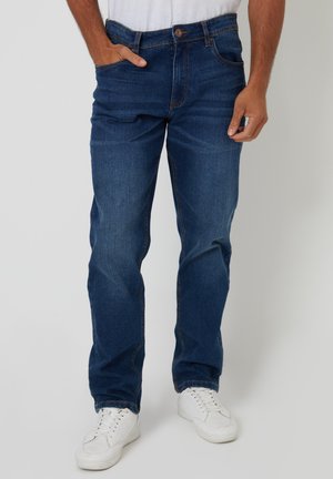 Threadbare, CANTERBURY - Straight leg jeans - mid wash