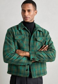 Scotch & Soda CHECKED OVERSHIRT - Light jacket - green