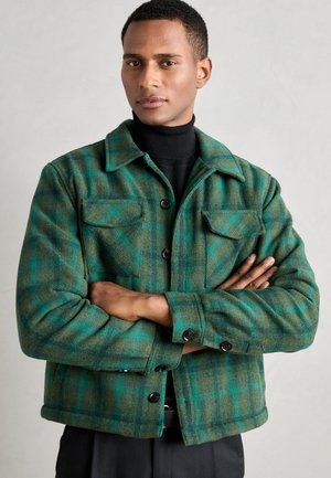 Scotch & Soda CHECKED OVERSHIRT - Light jacket - green