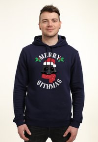 Star Wars STAR WARS: CLASSIC MERRY SITHMAS - Jersey con capucha - navy blue