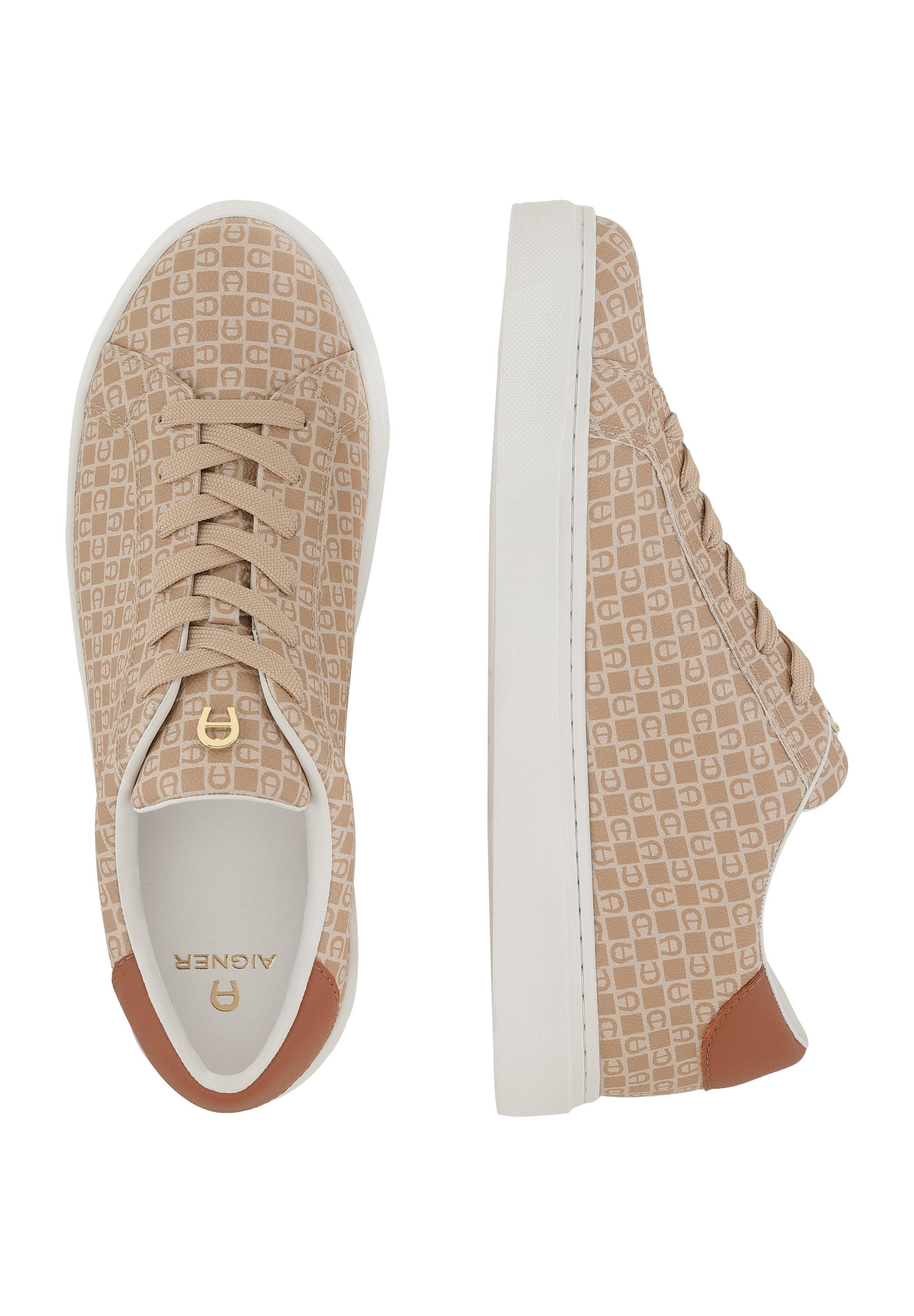 zalando beige sneakers