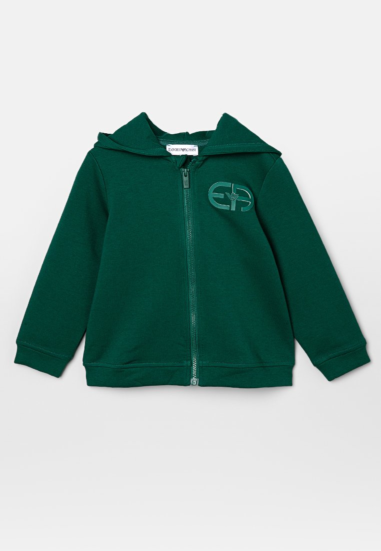 Armani Exchange Sweater met rits groen