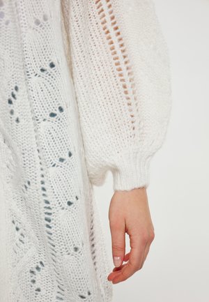 CO-BRANDED WITH SWIRLY - Cardigan - weiss