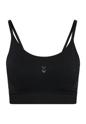 FLOW PADDED  - Sport-bh met light support - black