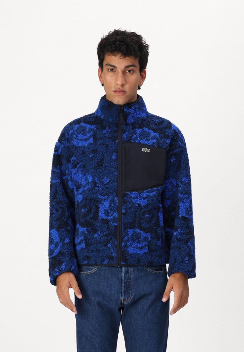 Lacoste Mezisezónní bunda - globe/navy blue/lazuli